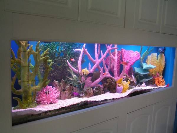 橱柜嵌套鱼缸定做